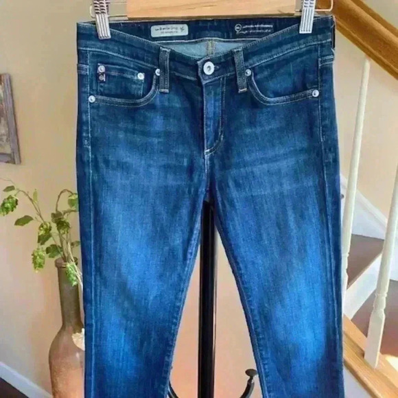 AG Adriano Goldschmied Stevie Slim Straight Crop Size 26R - Picture 2 of 13